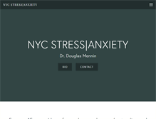 Tablet Screenshot of nycstressanxiety.com